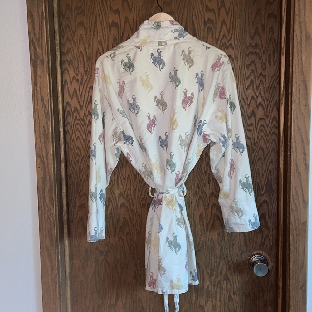 Bucking Cowboy Robe - Picture 3 of 6